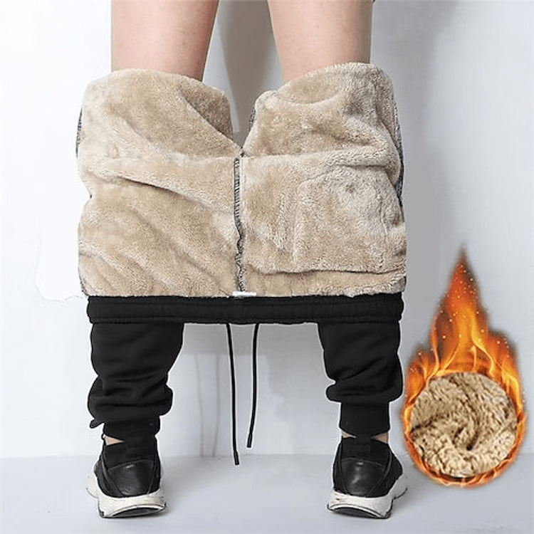 Men’s Thermal Fleece-Lined Winter Sweatpants