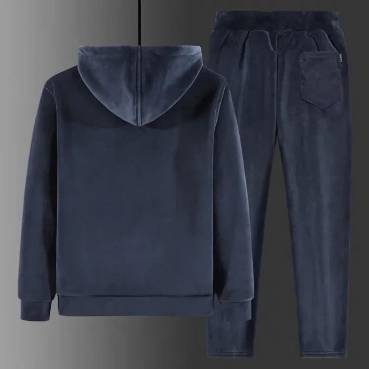 Men’s Warm Hooded Winter Tracksuit Set